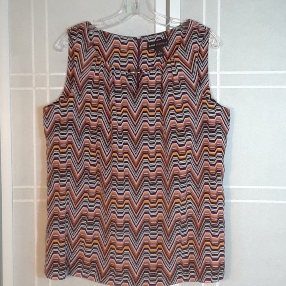 Dana Buchman sleeveless blouse L